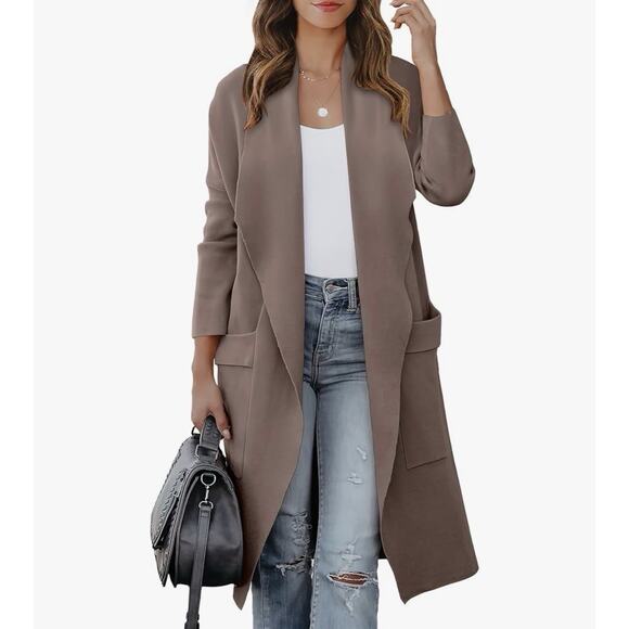 ANRABESS Women's Long Cardigan Sweater 2025 Fall Fashion Casual Size M - Picture 1 of 6